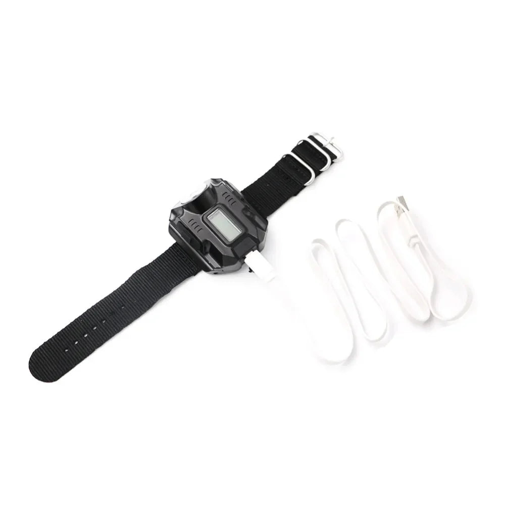 Portable Wrist Light USB Rechargeable Tactical LED Handsfree - Tophatter Daily Deals