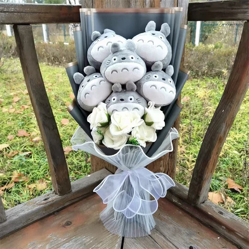 My Neighbour Totoro Plush Bouquet Flowers Anime - Tophatter Daily Deals