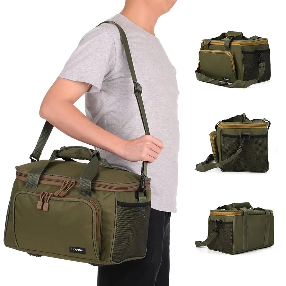Outdoor Tackle Shoulder Bag Army Green Duffel Bags - Tophatter Daily Deals