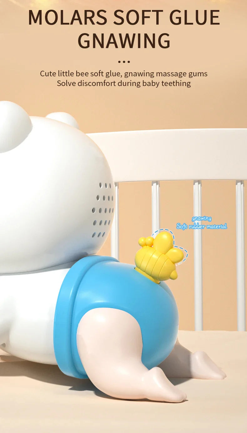 Baby Crawling Guide Toy Newborn Sensory Toys Music Aid - Tophatter Daily Deals