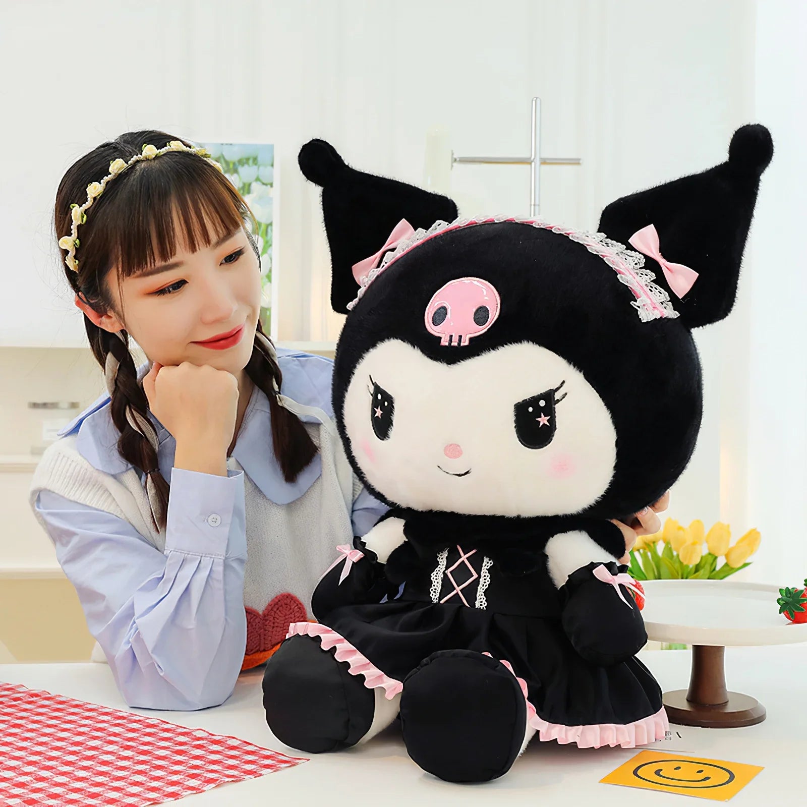 Sanrio Kuromi Plush Kawaii Cute Little Devil Plush Anime - Tophatter Daily Deals