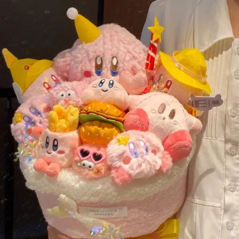 Pink Star Kirby Plush Bouquet Anime - Tophatter Daily Deals