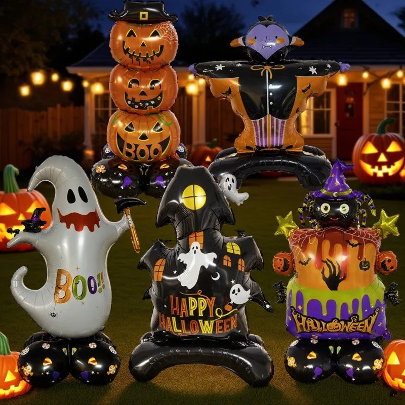 Halloween Balloons Giant Foil Standee Party Decor 2025 - Tophatter Daily Deals