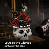 Skull Bouquet Building Set Gothic Home Decor Halloween - Tophatter Daily Deals