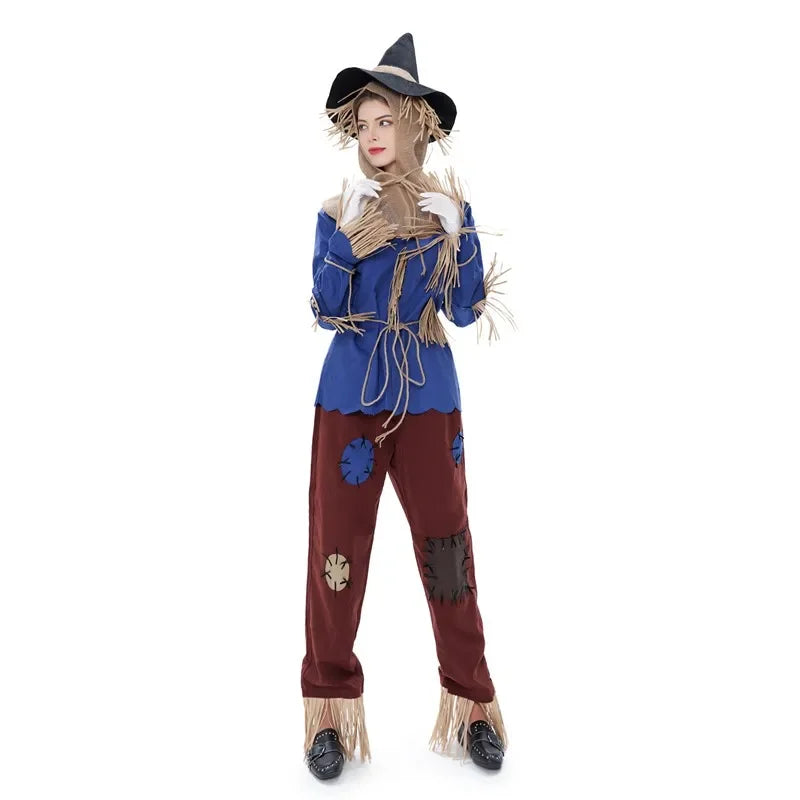 Scarecrow Costume Wizard Of Oz Halloween 2025 Outfit - Tophatter Daily Deals