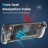 Steam Deck Transparent Replacement Shell Kit Console - Tophatter Daily Deals