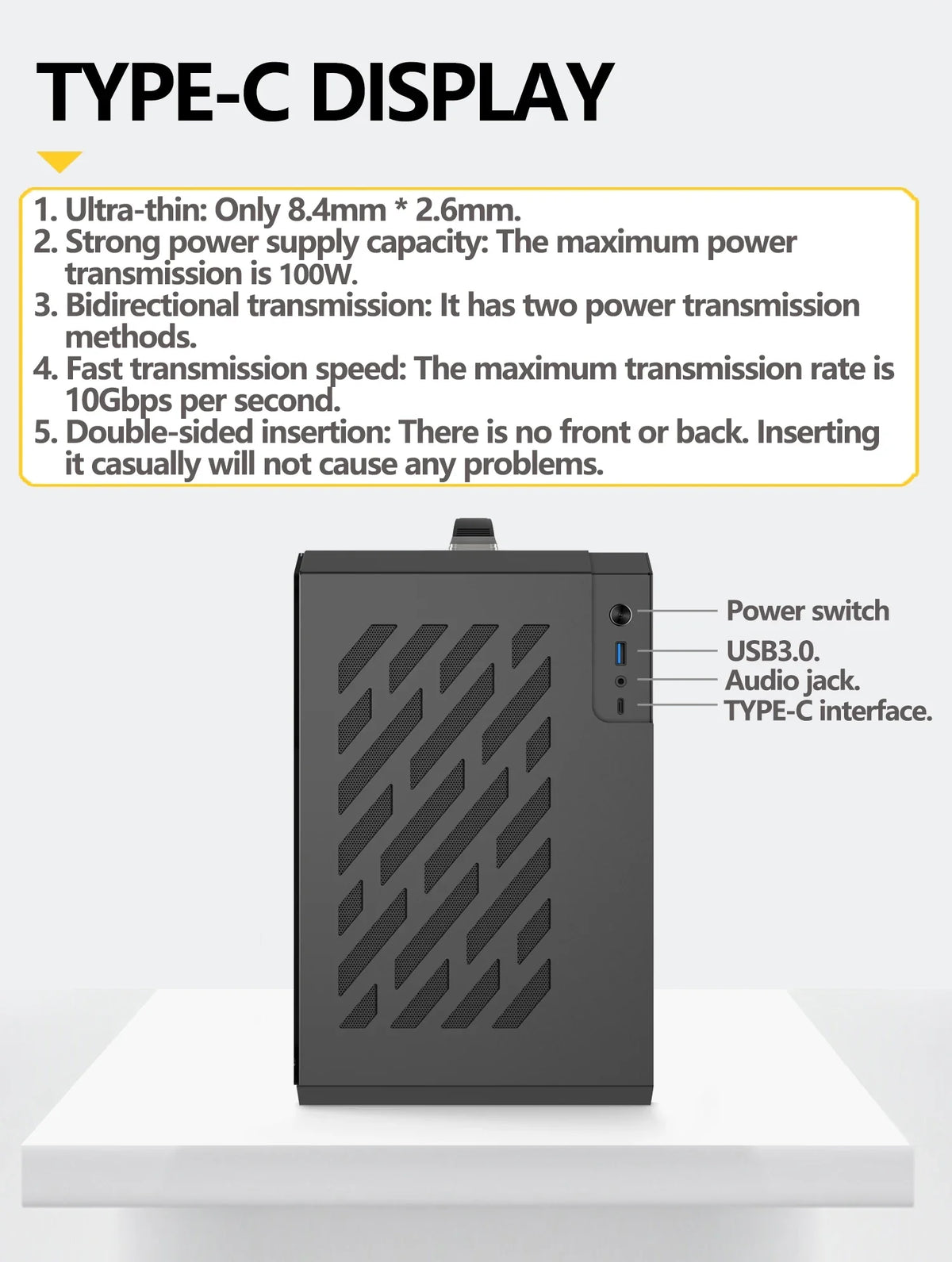 Mini ITX Case Glass Side 240mm Watercooling Portable - Tophatter Daily Deals