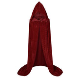 Hocus Pocus Cloak Hooded Cosplay Cape Halloween 2025 Burgundy - Tophatter Daily Deals