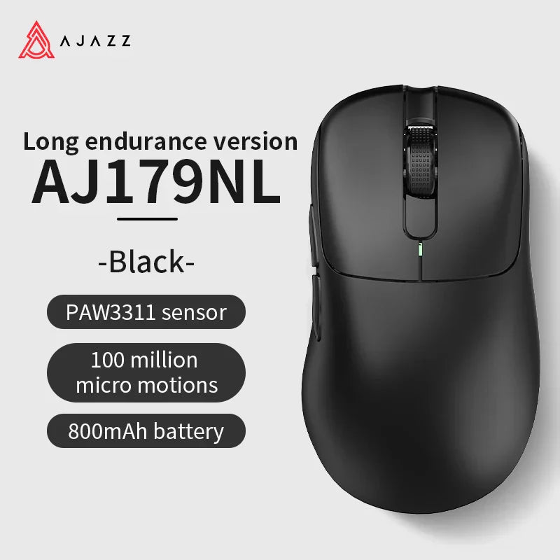 Gaming Mouse Magnetic Charging Ergonomic Lightweight Wireless AJ179NL-Black-800mAh - Tophatter Daily Deals