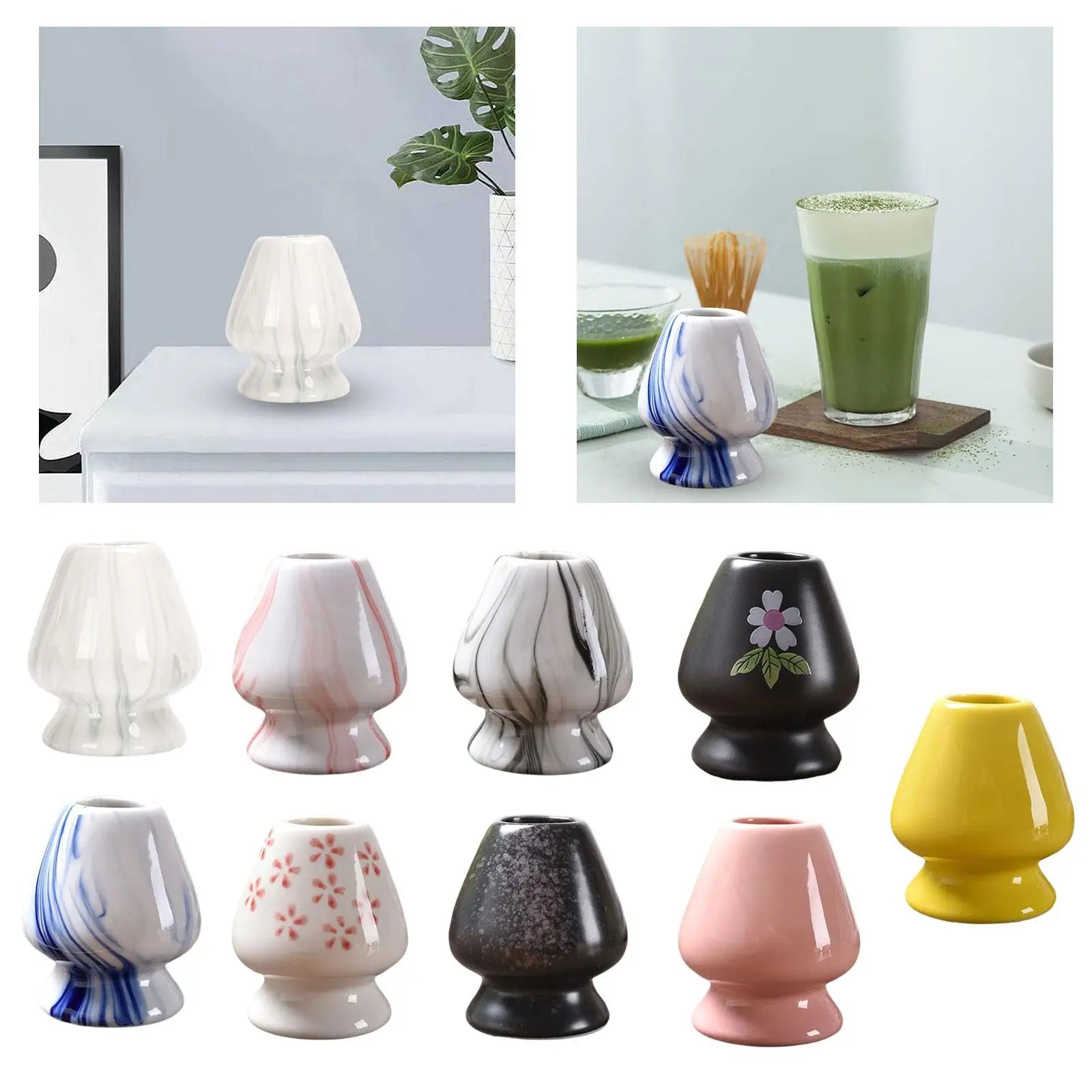 Matcha Whisk Holder Ceramic Chasen Stand Home Teaware - Tophatter Daily Deals