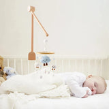 Wooden Crib Mobile Bracket Newborn Sensory Toys Soothing - Tophatter Daily Deals