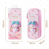 Sanrio Zipped Pencil Case Kawaii Hello Kitty Cinnamoroll My Melody Anime - Tophatter Daily Deals