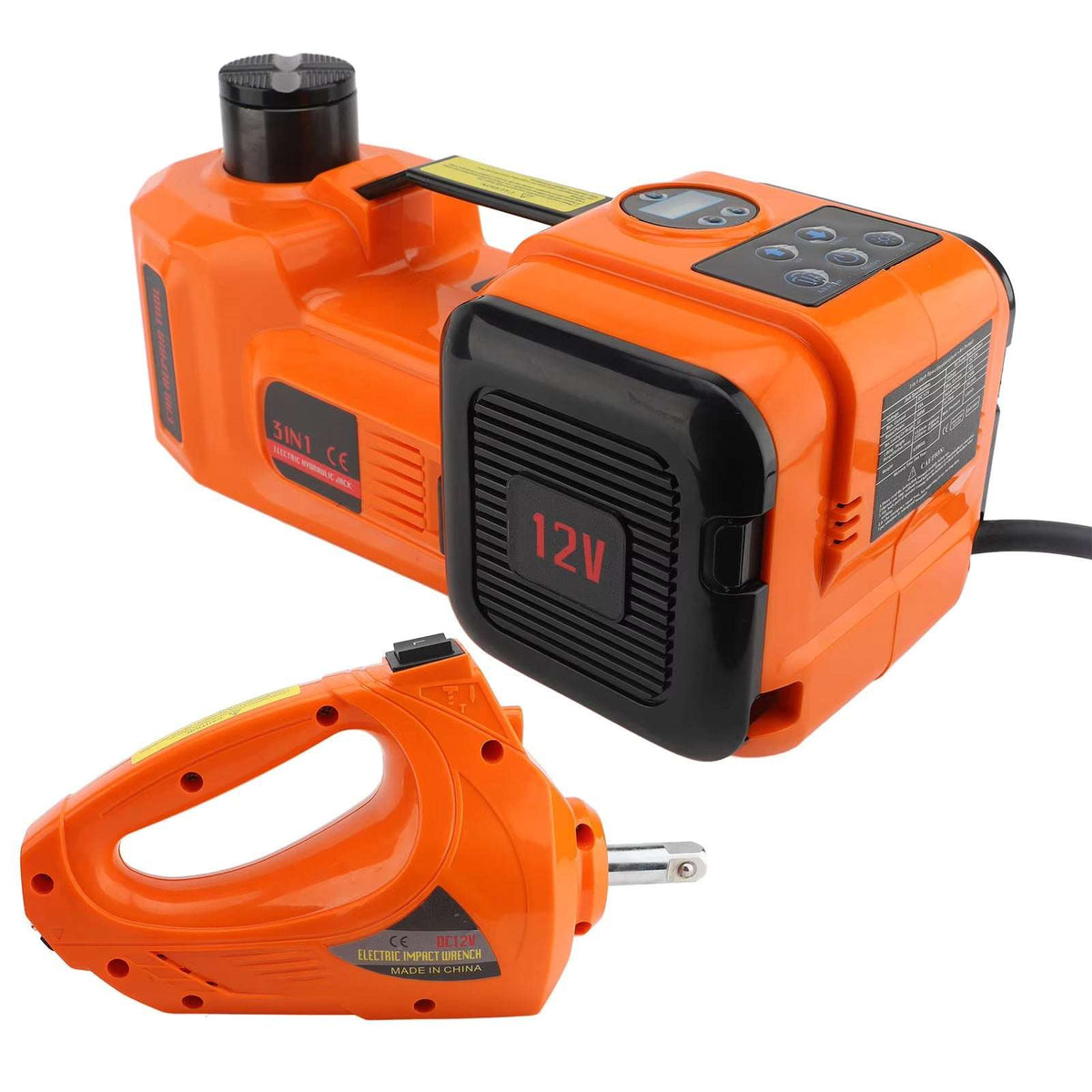 Protable 12V Electric Hydraulic Jack Hydraulic Car Jacks - Tophatter Daily Deals