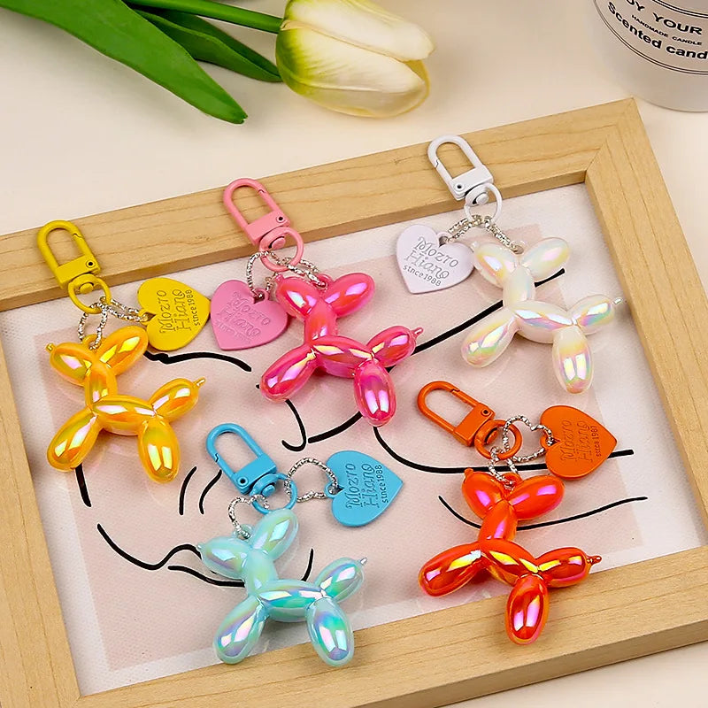 Balloon Dog Keychain Resin Cute Bag Pendant Fall 2025 Gift - Tophatter Daily Deals