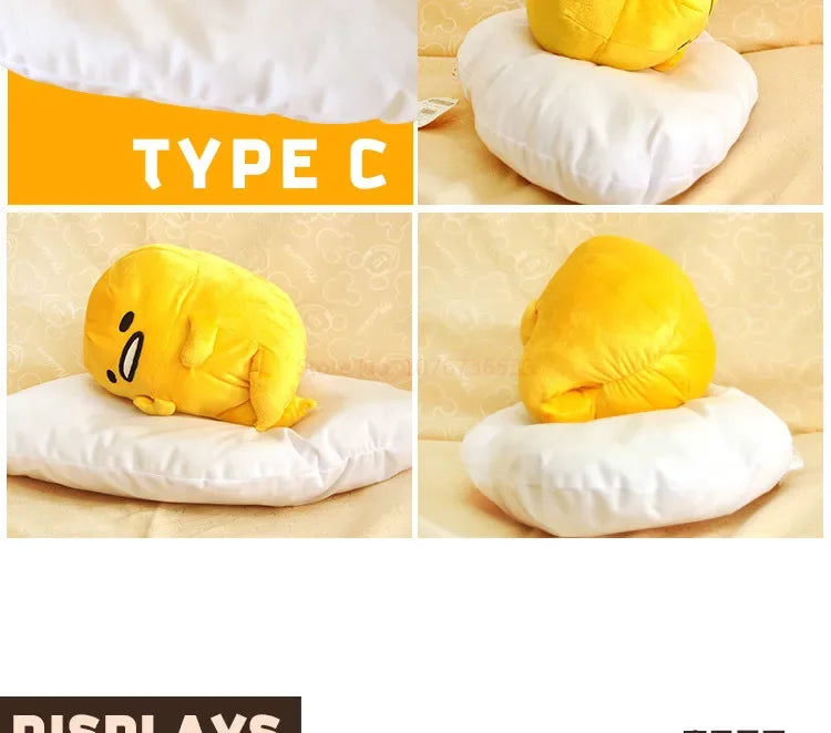 Sanrio Gudetama Plush Pillow Food - Tophatter Daily Deals