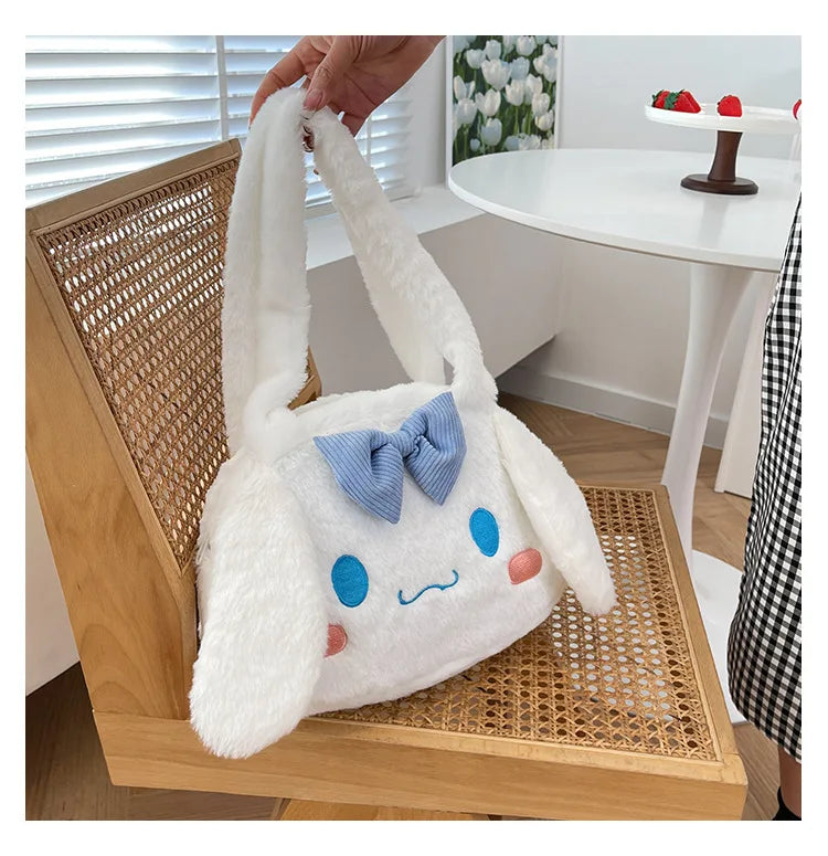 Sanrio Plush Cinnamoroll My Melody Kuromi Tote Shoulder Bag Anime - Tophatter Daily Deals