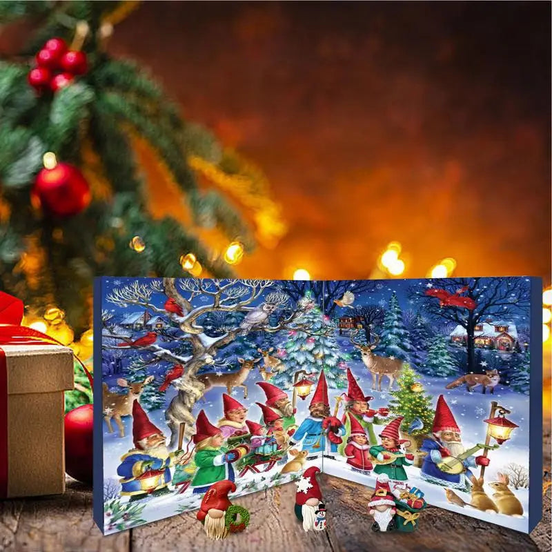 Gnome Advent Calendar 24 Day Christmas Countdown Set 2025 - Tophatter Daily Deals