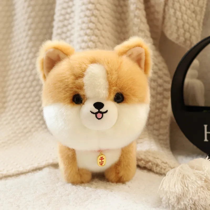 Corgi Dog Plush Toy Stuffed Animal Shiba inu ChowChow Yorkshire Bichon Husky Plush Corgi Dog Approximately 20cm Animals - Tophatter Daily Deals