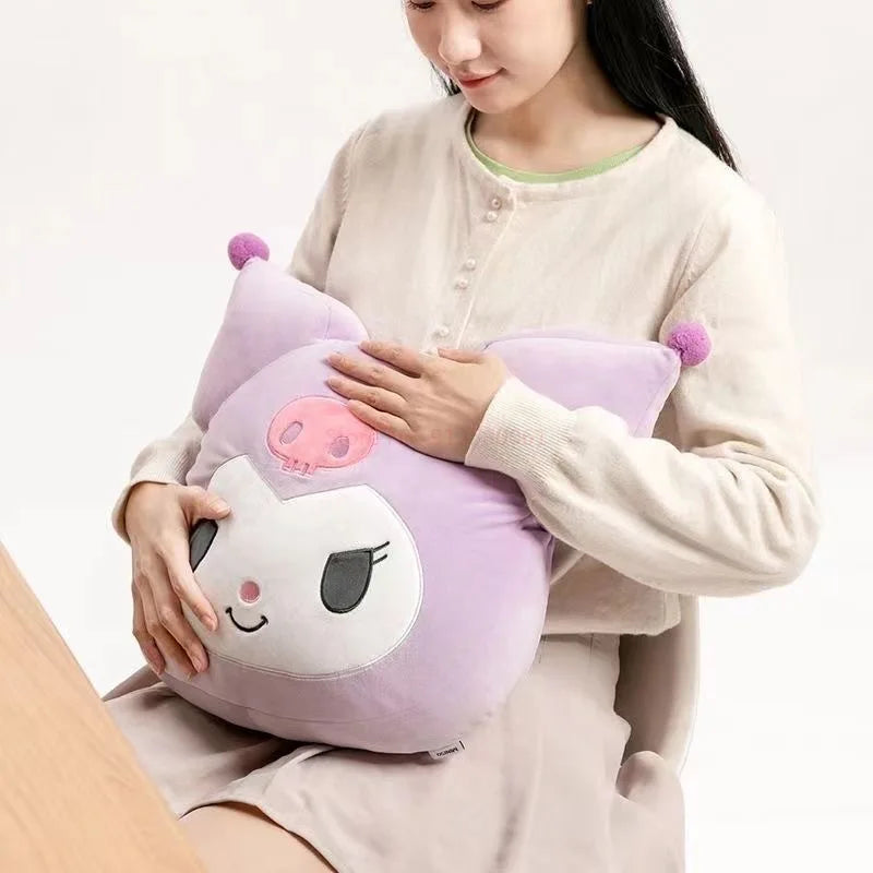 Sanrio Kuromi Plush Pillow Cinnamoroll Cartoon Soft Sofa Waist Pillow Cute Car Throw Pillow Anime Gaming Cushion Birthday Gift - Tophatter Daily Deals