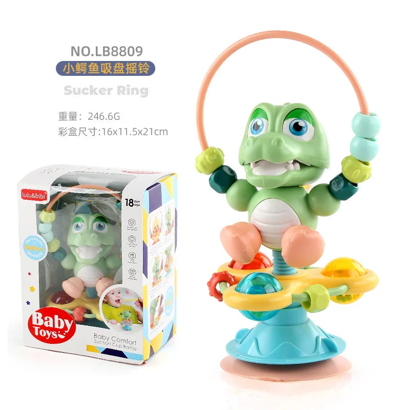Baby Soothing Rattle Suction Cup Newborn Sensory Toys LB8809 - Tophatter Daily Deals