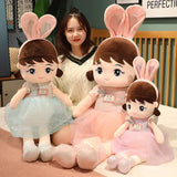 Kawaii Plush Girl Dolls with Rabbit Ears Mythical - Tophatter Daily Deals