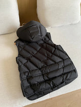 Lightweight Women Hooded Down Vest - Boxy, Down, Autumn - Tophatter Daily Deals
