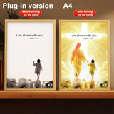 Jesus LED 4D Wall Art Lamp Picture Frame PVC Devotional - Tophatter Daily Deals
