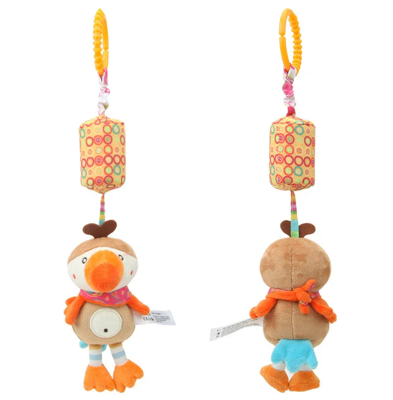 Baby Rattle Hanging Plush Toy Newborn Sensory Toys Gift - Tophatter Daily Deals