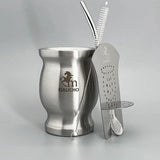 Yerba Mate Bombilla Set Stainless Steel Mate Kit Easy Clean MT019-05 Silver - Tophatter Daily Deals