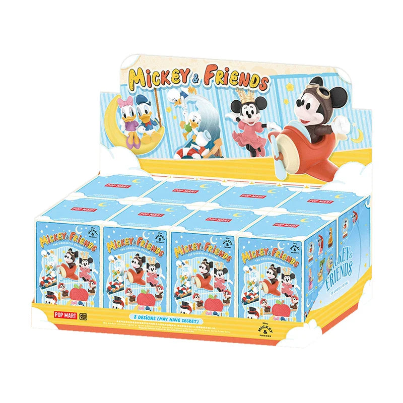Genuine Pop Mart The Wonderful Dreams of Mickey and His Friends Series Scene Blind Box Figure Full Set of 8 Boxes Anime - Tophatter Daily Deals