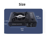 Camping Gas Stove Propane Cassette Burner Black Camp Cooking - Tophatter Daily Deals