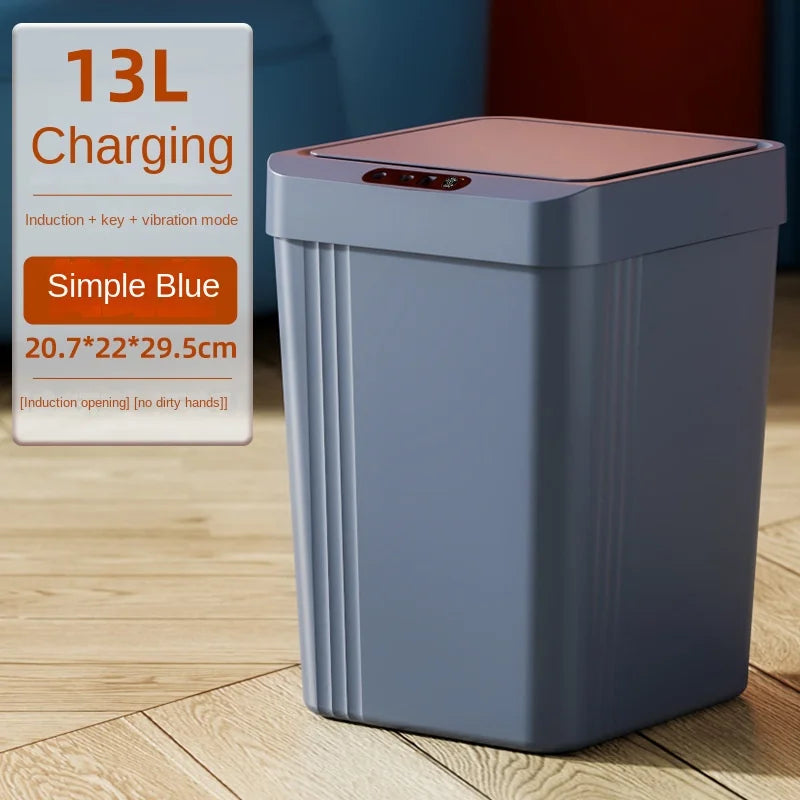 Sensor Trash Can Automatic Waste Bin Home 2025 Hands Free - Tophatter Daily Deals