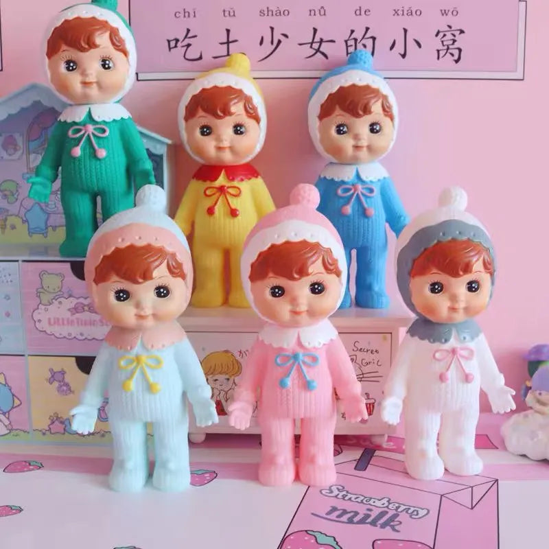 Classic Baby Girl Doll Cute Latex Rubber Baby Kids Office Decor Animals - Tophatter Daily Deals