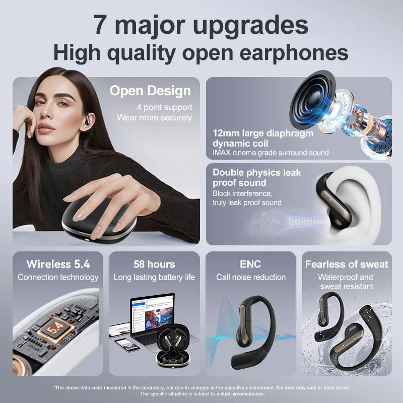 AI Translation Earbuds With Noise Canceling Ear Hook Sports - Tophatter Daily Deals