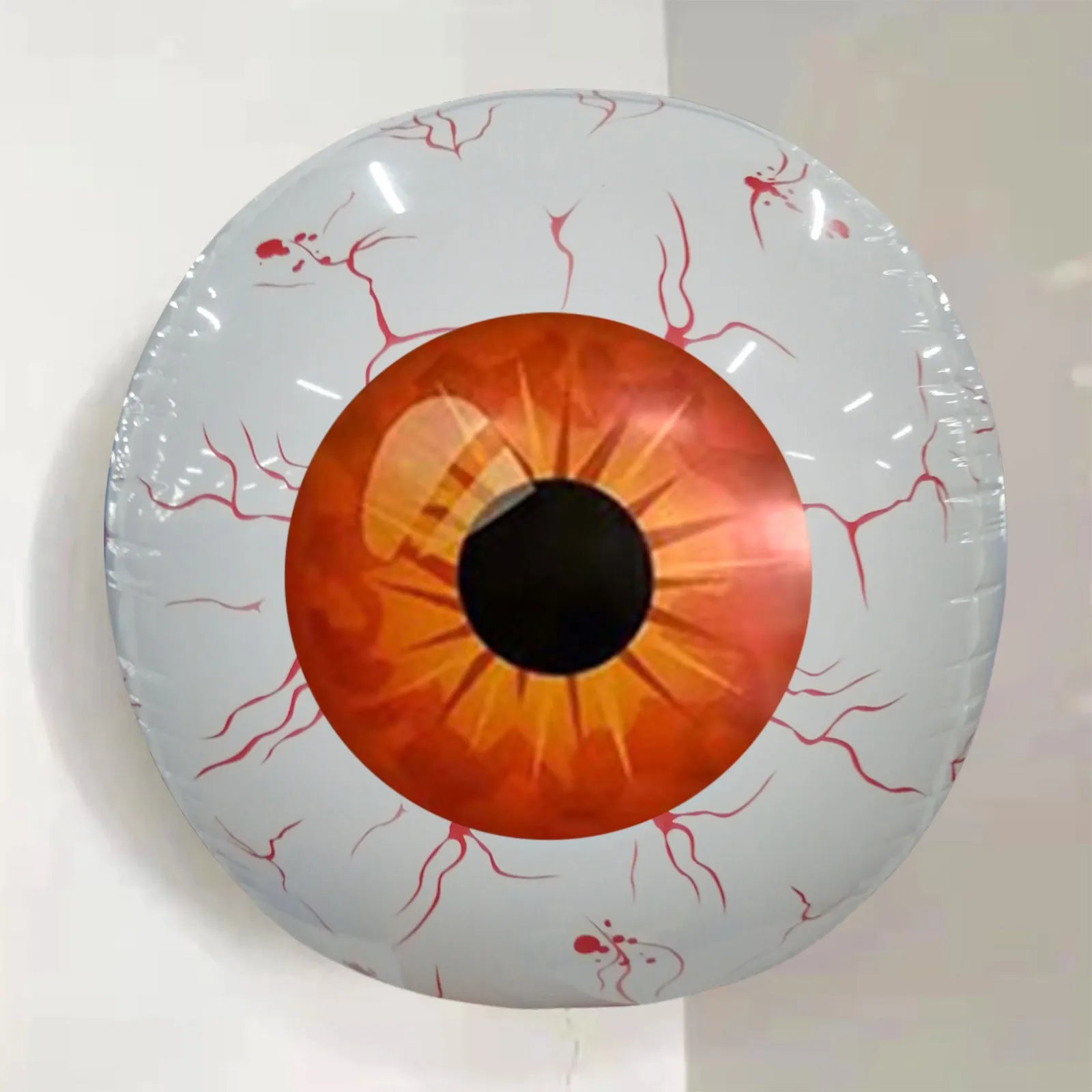 Halloween Inflatables Bloodshot Eyeball Yard Decor 2025 Red - Tophatter Daily Deals