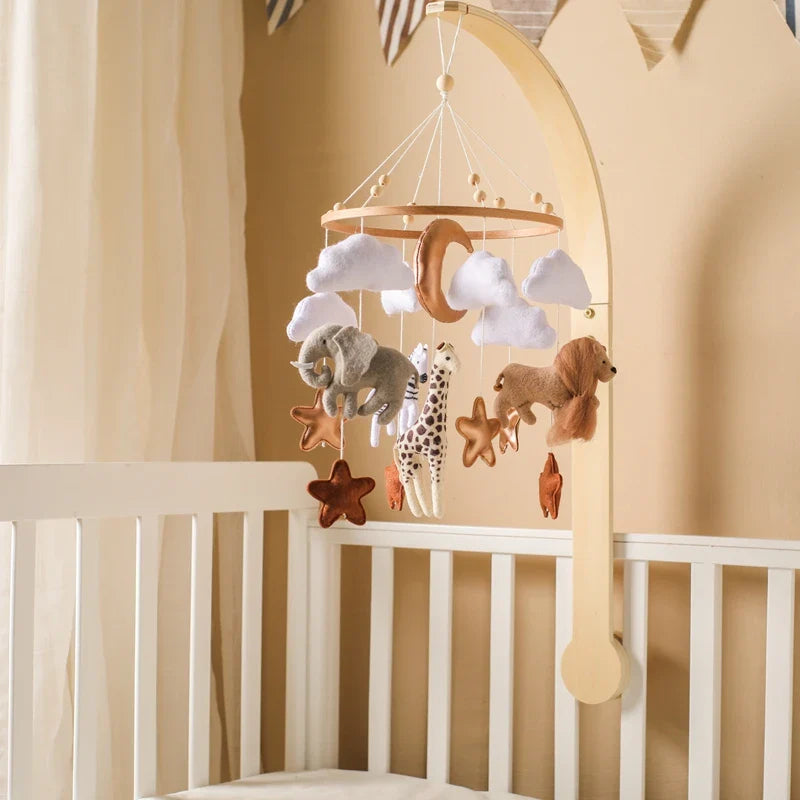 Hot Air Balloon Crib Mobile Newborn Sensory Toys Soothing - Tophatter Daily Deals