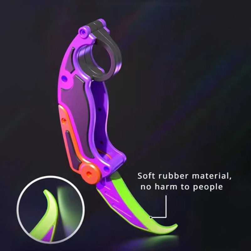 Fidget Knife Gravity Claw 3D Printed Butterfly Toys - Tophatter Daily Deals