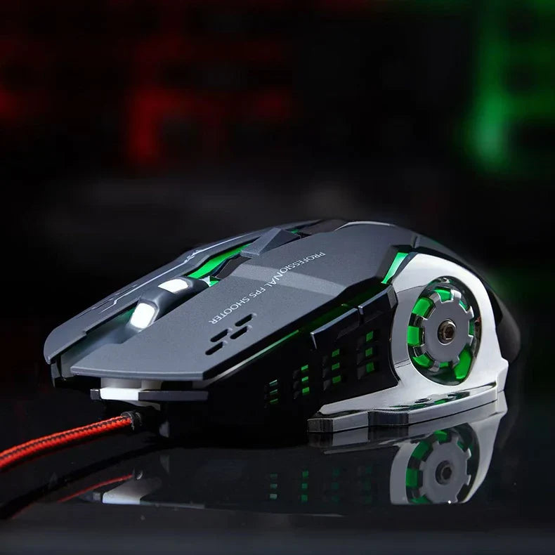 Wireless Rechargeable Gaming Mouse Bluetooth Silent Backlit - Tophatter Daily Deals