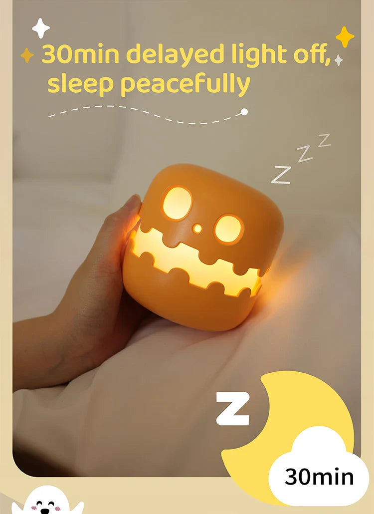 Ghost Night Light Rechargeable Bedside Lamp Cozy Glow - Tophatter Daily Deals