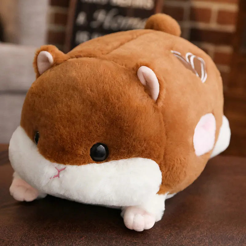 Hamster Plush Toy and Hand Warmer Brown Animals - Tophatter Daily Deals