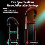 Adjustable U-Shaped Arm Exerciser Blue Fitness - Tophatter Daily Deals