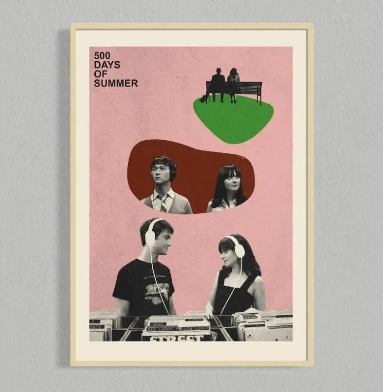 Retro Movie Poster Canvas Collage Mid Century Wall Art 1 - Tophatter Daily Deals