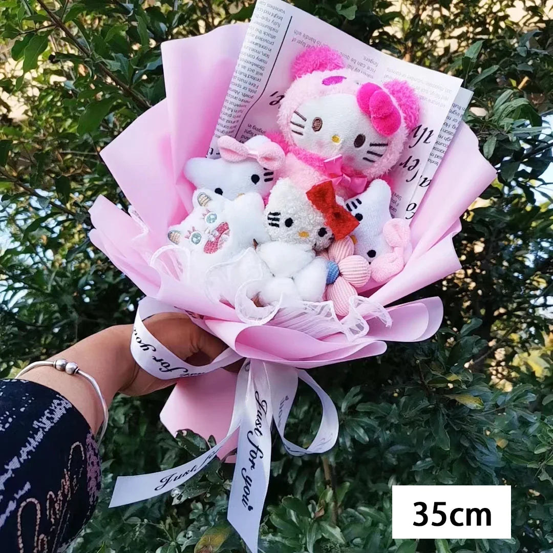 Sanrio Hello Kitty Plush Bouquet Flowers Hello Kitty Flowers - Tophatter Daily Deals