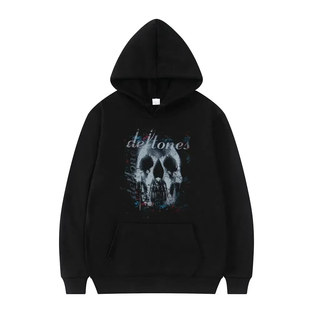 Oversized Unisex Hoodie - Retro Punk, Polyester, Street 7 - Tophatter Daily Deals