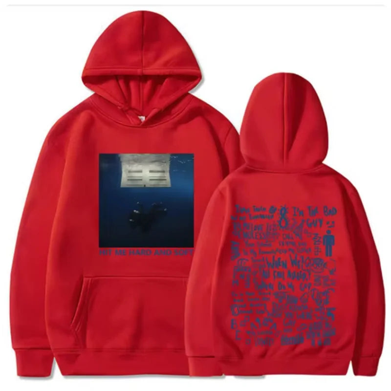 Warm Men’s Hoodie - Slim Fleece Polyester, Urban Street Red - Tophatter Daily Deals