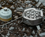 Seven Star 18000W Portable Gas Stove Silver Camp Cooking - Tophatter Daily Deals
