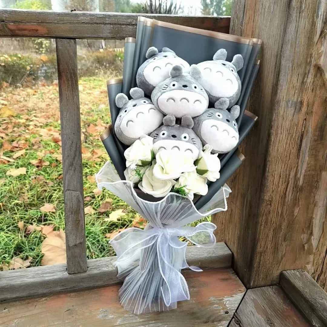 My Neighbour Totoro Plush Bouquet Flowers Anime - Tophatter Daily Deals