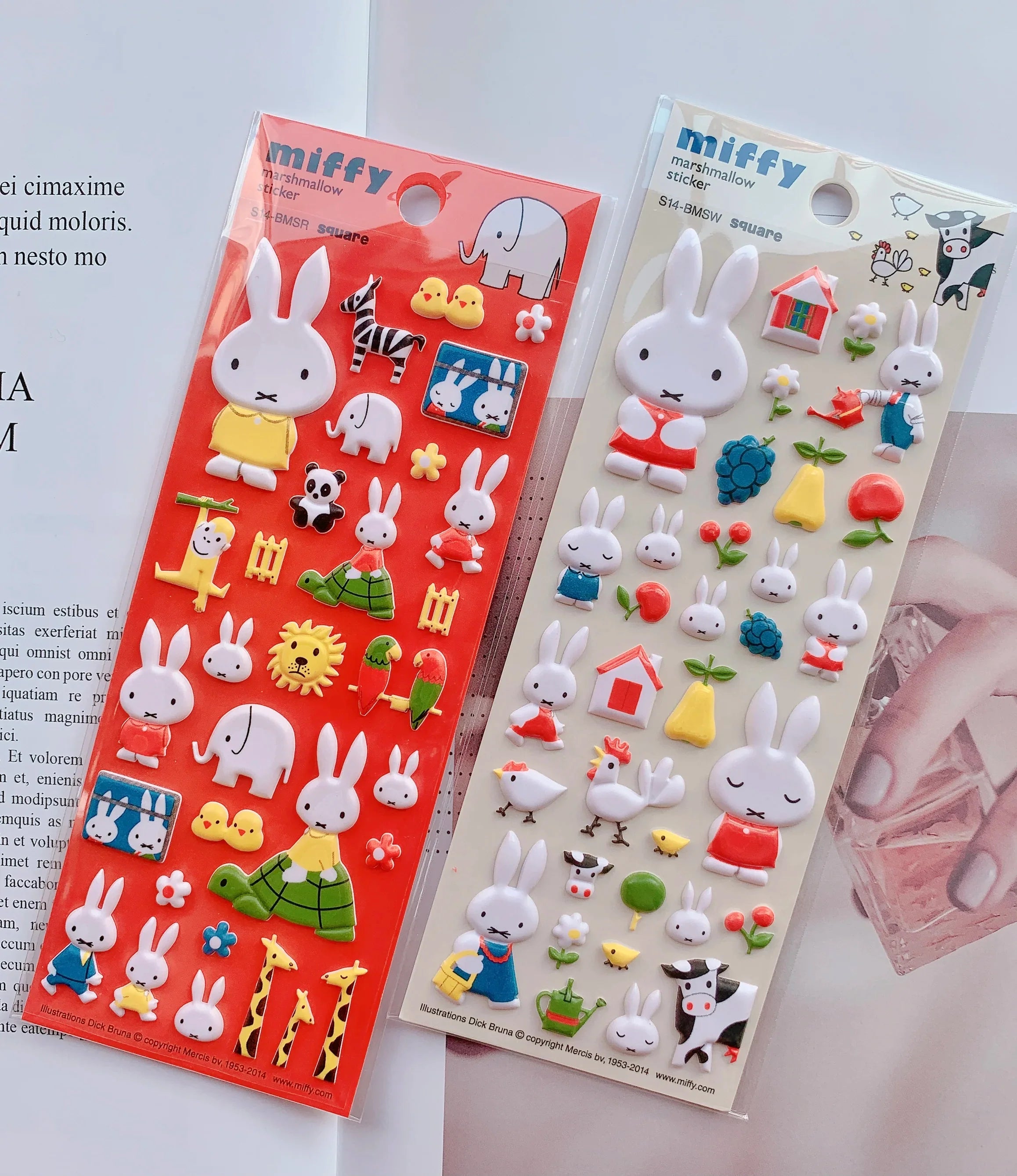 Miffy 3D Stickers Animals - Tophatter Daily Deals