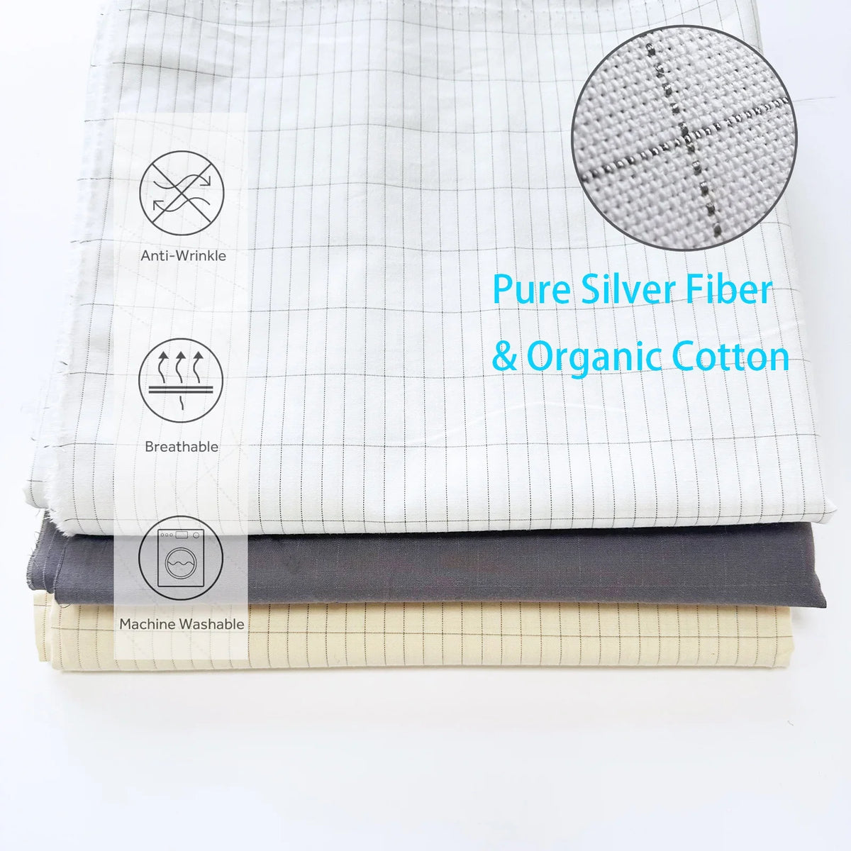 Earthing Fitted Sheet Grounding Silver Fiber Mattress - Tophatter Daily Deals