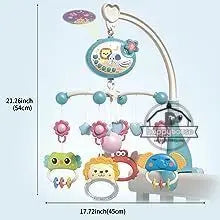 Musical Crib Mobile Newborn Sensory Toys Light Projector - Tophatter Daily Deals